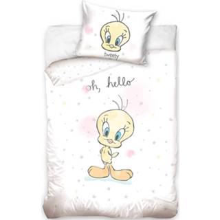 👉 Dekbedovertrek katoen baby's Looney Tunes Oh Hello Baby 100 X 135 40 60 Cm 5902689460210