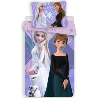 👉 Dekbedovertrek katoen multikleur Disney Frozen Family - Eenpersoons 140 X 200 Cm 8592753026724