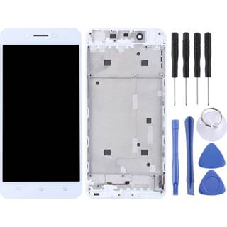 👉 Digitizer wit active TFT-materialen LCD-scherm en volledige montage met frame voor Vivo X6 (wit) 6922833591521