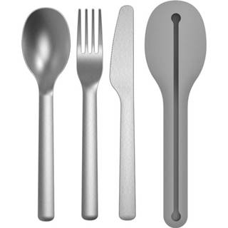 👉 Grijs staal RVS Reisbestek, - Roestvrij Berghoff Leo Line 5413821314976