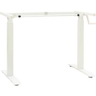 👉 Slinger wit staal Vidaxl Zit-stabureauframe Met Handmatig 8720286061855