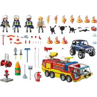 👉 Kunststof Playmobil City Action - Brandweerman Met Wagen (70557) 4008789705570