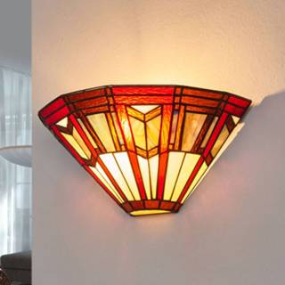 👉 Wand lamp crème LILLIE wandlamp in Tiffany-stijl
