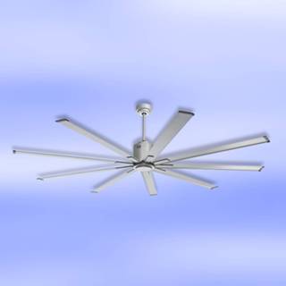 👉 Plafond ventilator metaal clusief afstandsbediening titaanzilver Plafondventilator Big Smooth Eco
