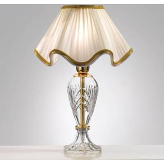 👉 Tafel lamp wit Prachtige tafellamp Belle Epoque, 48 cm