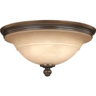 👉 Plafond lamp brons Rustieke plafondlamp PLYMOUTH