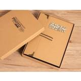 👉 Fotoalbum papier medium active 2 STKS Retro Persoonlijkheid Hoorn Gesp Diy Handgemaakt Geplakt Stel Fotoalbum, Specificatie: 21x27cm (Papier Kort Liefde Lang)