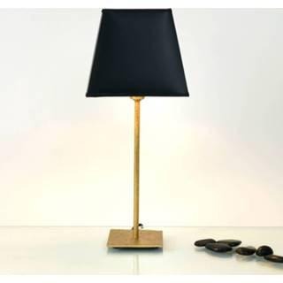 👉 Klassieke tafel lamp goud gehamerd tafellamp Mattia met vierkante kap