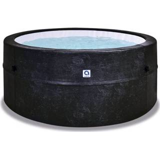 👉 Zwart leather PVC Avenli Osaka Spa ø156x70cm - 6920388671255