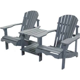 👉 Grijs hout Sens-line Adirondack Bearchair Duo-zit - 8718026017347