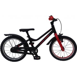 👉 Jongensfiets zwart rood aluminium jongens Volare Blaster 16 Inch 25,4 Cm Terugtraprem Zwart/rood 8715347216701