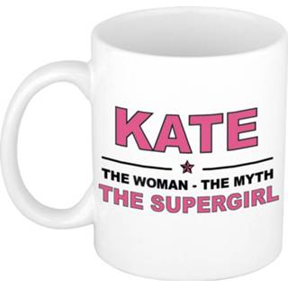 👉 Mok active vrouwen Kate The woman, myth supergirl collega kado mokken/bekers 300 ml