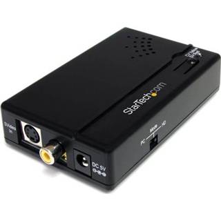 👉 HDMI-converter composiet active StarTech en S-Video naar HDMI Converter met Audio