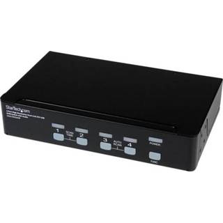 👉 StarTech 4-poort Hoge-Resolutie USB DVI Dual-Link KVM-switch met Audio