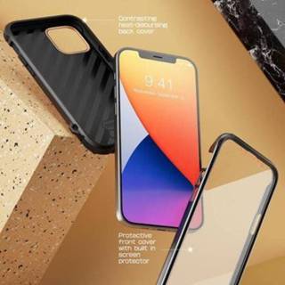 👉 Screenprotector bruin SUPCASE UB Royal Backcase Hoesje Met Screen Protector iPhone 12 / Pro - 843439133648