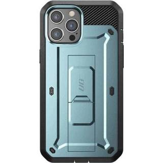 👉 Screenprotector blauw SUPCASE 360° Backcase Hoesje Met Screen Protector iPhone 12 / Pro - Ceruleumblauw 843439134652