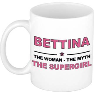 👉 Beker vrouwen Bettina The woman, myth supergirl cadeau koffie mok / thee 300 ml