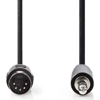 👉 Active zwart 3,5mm Stereo Jack (m) naar 5-pin DIN Kabel - 2 meter 5412810281275