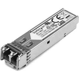 👉 Active StarTech Gigabit glasvezel 1000Base-LX SFP ontvanger module - HP JD119B compatibel SM LC 10 km