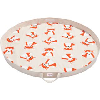 👉 Oranje orange fox 3 Sprouts - Play Mat Bag 812895000535