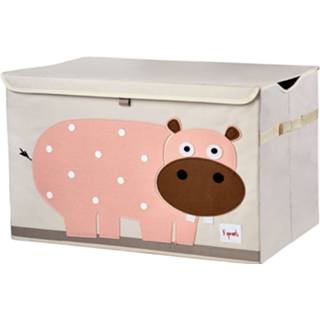 👉 Roze Pink Hippo 3 Sprouts - Toy Chest 812895000184