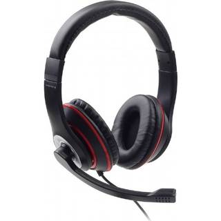 👉 Gaming headset zwart active Gembird - 1x 3,5mm Jack (4-pins) 1,8 meter 8716309113687