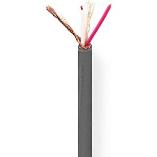 👉 Microfoon kabel grijs active Microfoonkabel - 2 x 0,23mm2 Per meter 7439622473436