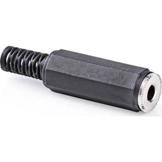 👉 PVC active zwart Stereoconnector 3.5 mm Female 5412810104512 7439622459454