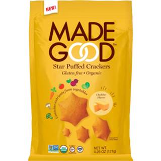 👉 Eten Made Good Star Puffed Crackers - Cheddar 687456230047