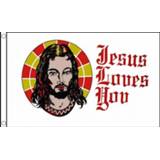 Vlag active met Jezus afbeelding