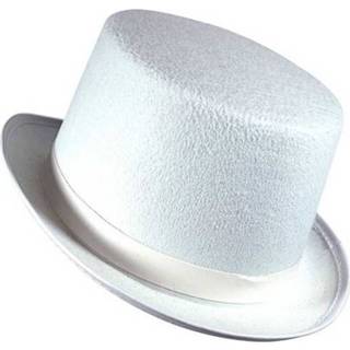 👉 Hoge hoed wit synthetisch 8718758111184