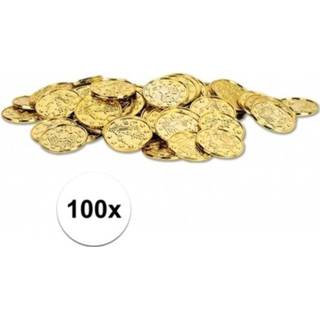 👉 Piratengeld gouden munten 100 stuks