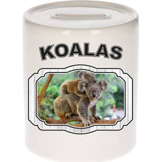 👉 Spaarpot keramiek One Size meerkleurig jongens meisjes Dieren liefhebber koala 9 cm en - Cadeau spaarpotten koalaberen 8720276789066