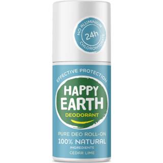 👉 Limoen gezondheid Happy Earth Pure Deo Roll-On Cedar Lime 8719324667180