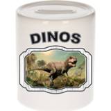 👉 Dino saurus active kinderen Dieren t-rex dinosaurus spaarpot - dinosaurs/ dinosaurussen spaarpotten 9 cm