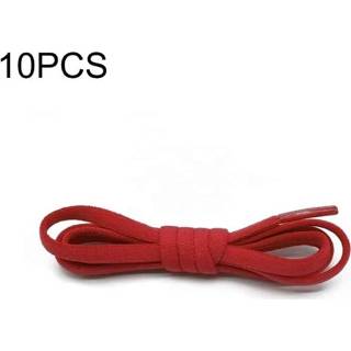 👉 Schoenveter rood elastische rose active 10 stuks stretch spandex niet-bindende schoenveters (rose rood)
