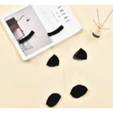 👉 Sokken transparante zwarte active 10 paar sexy kanten mesh-vezel stretch (transparante nude sokken)