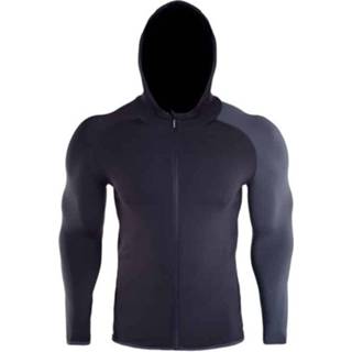 👉 Sportjas zwart grijs XL active kleding mannen SIGETU Heren Splice Outdoor (Kleur: Maat: XL) 6922066410439
