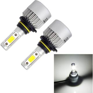 👉 Wit active S2 2 STKS 9005 18 W 1800LM 6500 K COB LED Waterdichte IP67 Autokoplamp Lampen, DC 9-32 V (Wit Licht) 6922711410333