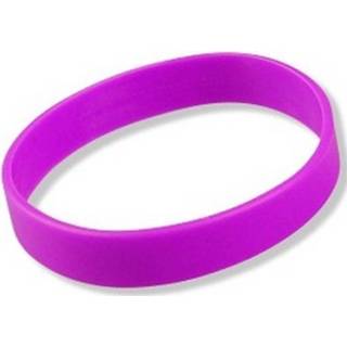 👉 Siliconen armband paars Neon 8718758076575