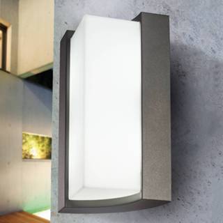 👉 Moderne buiten wandlamp geloxeerd aluminium antraciet esotec daglicht a+ TIRANO buitenwandlamp met leds