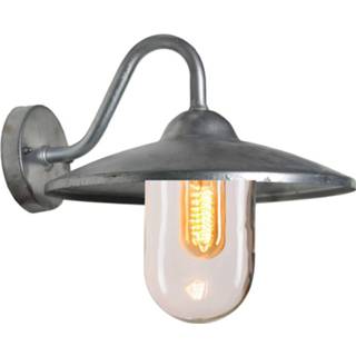 👉 Buiten wandlamp staal gegalvaniseerd a++ staalgrijs Brig - buitenwandlamp uit