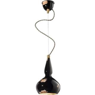 👉 Vintage hanglamp antiek zwart Ginevra in