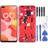 👉 Digitizer rood active Lcd-scherm en volledige montage met frame voor Huawei Nova 6 5G (rood)