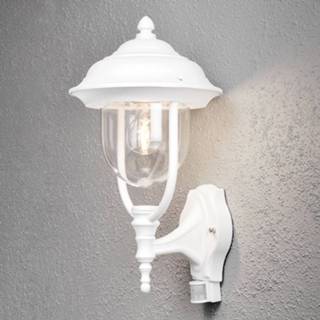 👉 Buitenwandlamp transparant wit PARMA met bewegingsmelder,