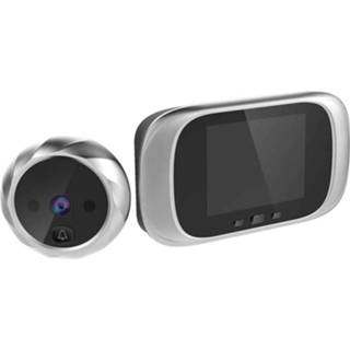 👉 Deurbel zilver active DD1 Smart Electronic Cat Eye met 2,8 inch LCD-scherm, ondersteuning voor infrarood nachtzicht / camera (zilver) 6922551945323
