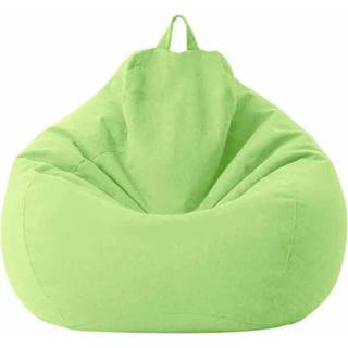 👉 Sofa groen stoffen active Lazy Bean Bag Chair hoes, afmeting: 80x90cm (groen)