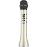 👉 Microfoon goud active L-698 K Song Mobiele telefoon Bluetooth Draadloze Audio Geïntegreerde KTV (lokaal goud)