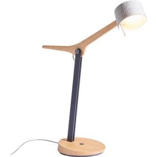 👉 Tafellamp eiken houten LED in