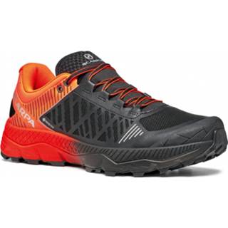 👉 Mannen 47 zwart rood Scarpa - Spin Ultra GTX Trailrunningschoenen maat 47, zwart/rood 8057963076186